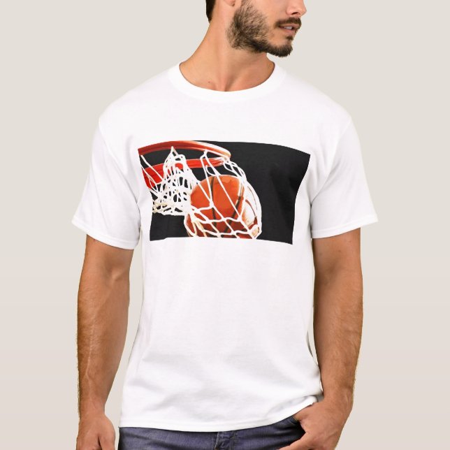 Basketball Artwork T-Shirt (Front)