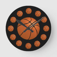 Basketball Atom Clock