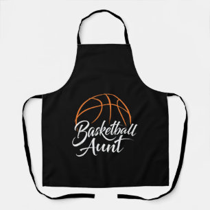 Basketball Aunt Basketball Mom Auntie Gift Apron