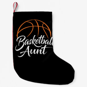 Basketball Aunt Basketball Mom Auntie Gift Small Christmas Stocking