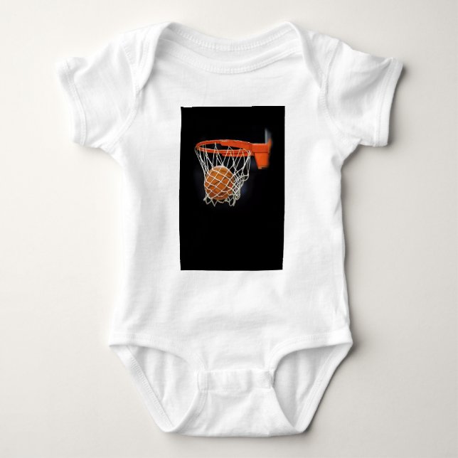 Basketball Baby Bodysuit (Front)