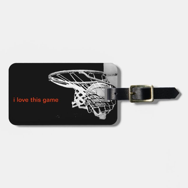 Basketball Bag Tags (Front Horizontal)