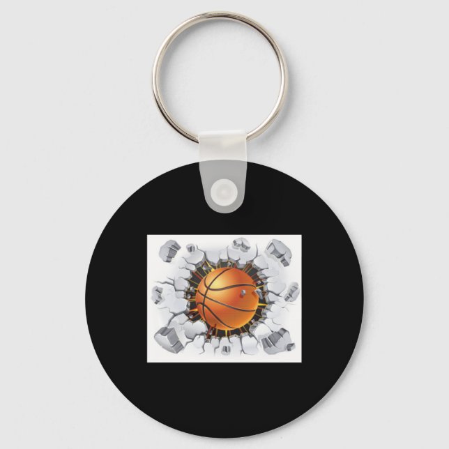 Basketball Ball 1  Keychain (Front)