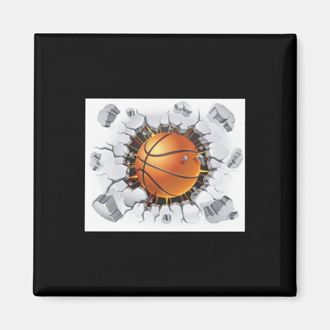 Basketball Ball 1  Magnet (Front)