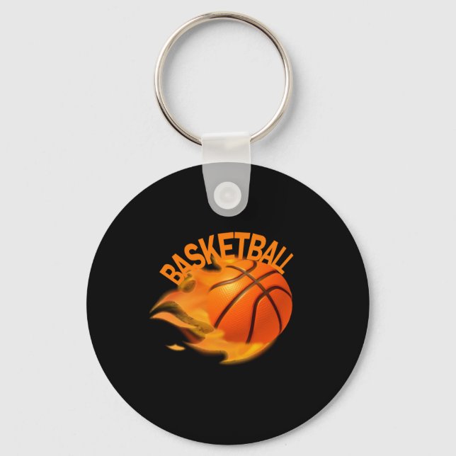 Basketball Ball 2  Keychain (Front)