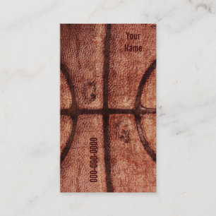 basketball ball business card