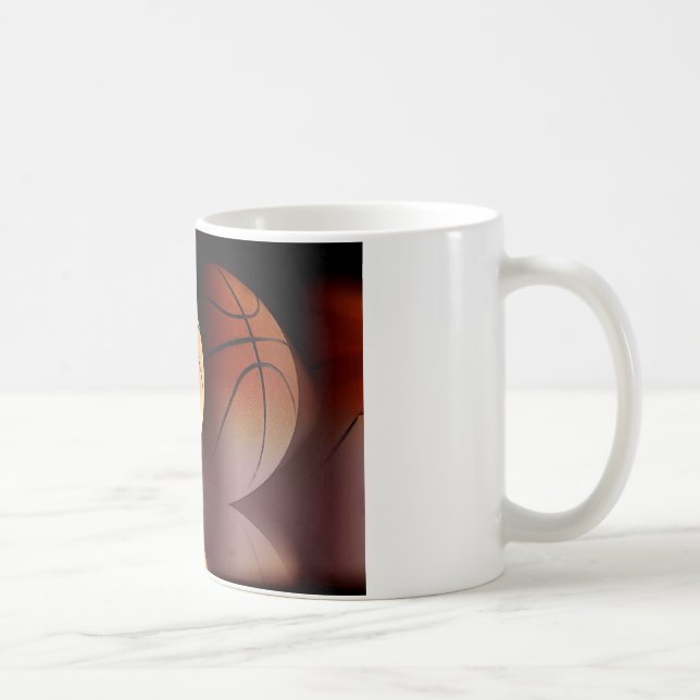 Basketball Ball Coffee Mug (Right)