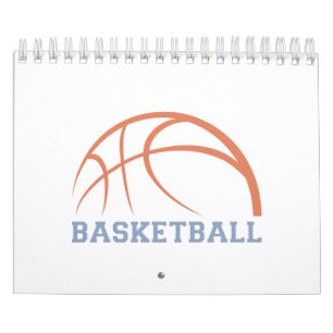 Basketball Ball Design For Coaches Calendar