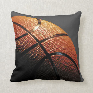 Basketball Ball Design Throw Pillow