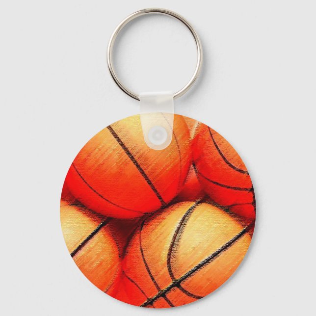 Basketball Ball Keychain (Front)
