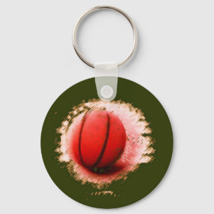 Basketball Ball Keychain