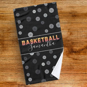 Basketball Ball Motif Nom du joueur personnalisé