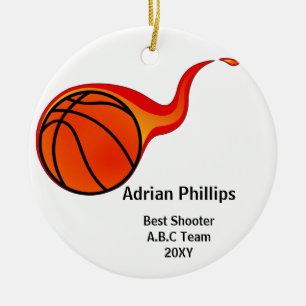 basketball ball ornament