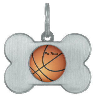 Basketball Ball Pet Name Template Pet Tag