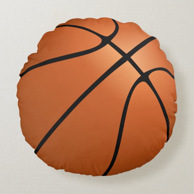 Basketball (ball) round pillow (Front)