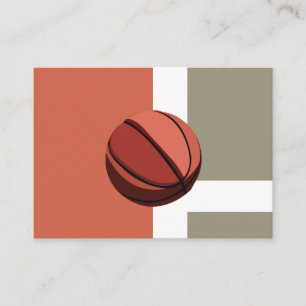 Basketball Ball Sports Coach  Business Card