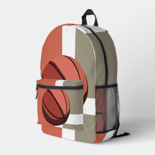 Basketball Ball Sports Player Team Printed Backpack