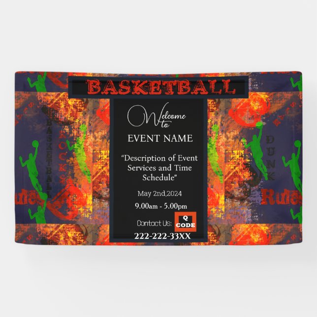 BASKETBALL  BANNER (Horizontal)