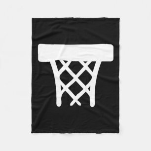 Basketball Basket Fleece Blanket