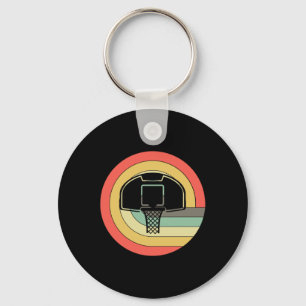 Basketball Basketball Player Retro Basketball Boys Keychain