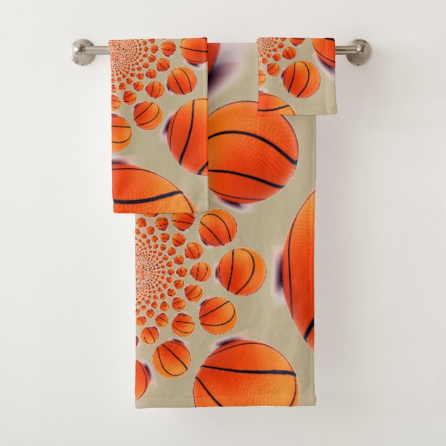 Basketball Bath Towel Set (Insitu)