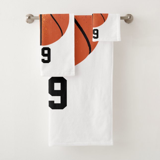 Basketball Bath Towel Set (Insitu)