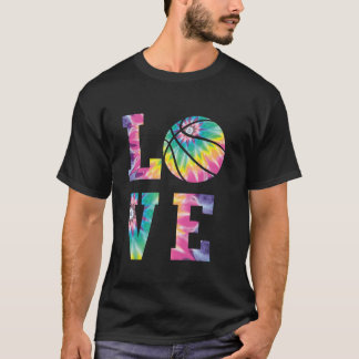 Basketball Bball Tie Dye Girl Love T-Shirt