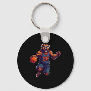 Basketball Bear 1 Keychain