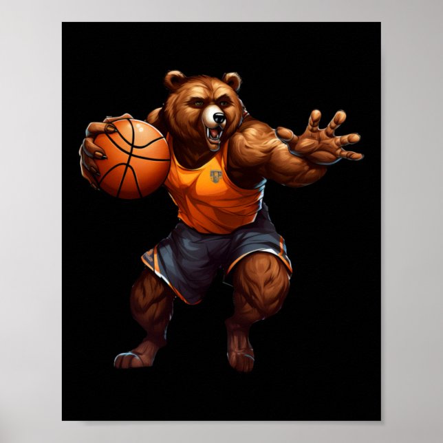 Basketball Bear  Poster (Front)