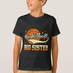 Basketball Big Sister Artwork T-Shirt