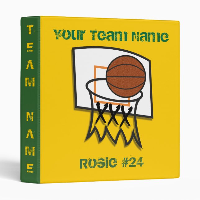 Basketball Binder (Front/Spine)