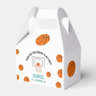 Basketball Birthday Favor Box