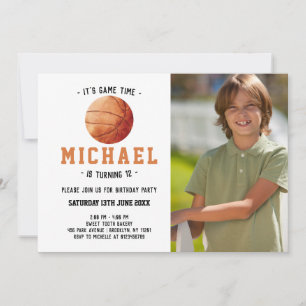 Basketball Birthday Invitation