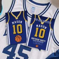 Basketball Birthday Invite