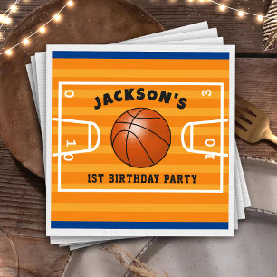 Basketball Birthday Napkins