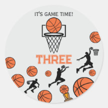 Basketball Birthday Party Invitation