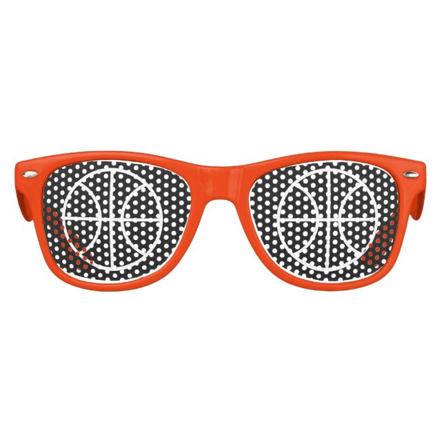 Basketball birthday party shades for sporty kids (Front)