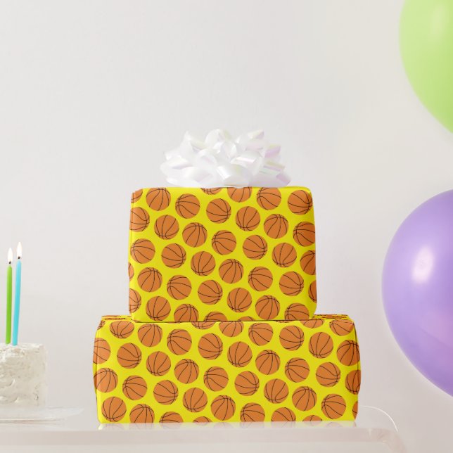 Basketball Birthday Party Wrapping Paper (Party Gifts)
