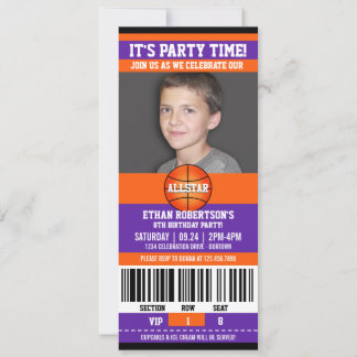 Basketball Birthday Photo Template