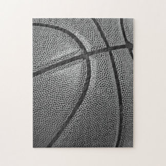 Basketball Black & White Jigsaw Puzzle