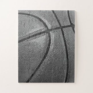 Basketball Black & White Jigsaw Puzzle