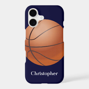 Basketball, Blue, Personalized Name