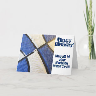 Basketball Bonne carte d'anniversaire