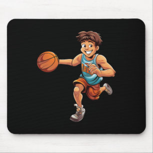 Basketball Boy Mouse Pad