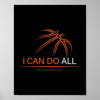 Basketball Boys Women Men Teen Girls Gifts Christi Poster