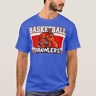 Basketball Brawlers Sports Bball Mascot Team T-Shirt