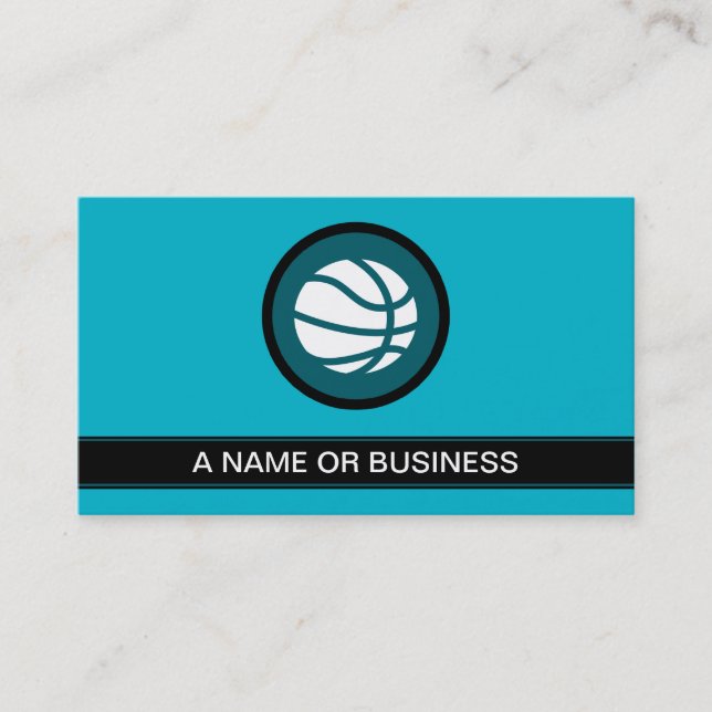 basketball bubble business card (Front)