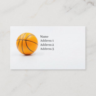 Basketball   business card for Player 