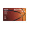 Basketball business card template