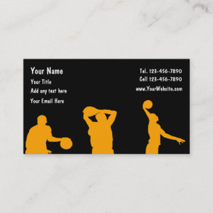 Basketball Business Cards